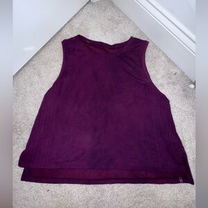 Women's Purple Sleeveless Top